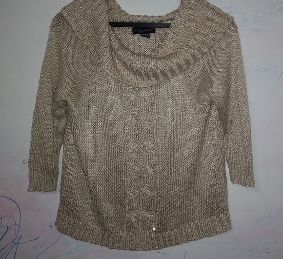 Baby Phat 14 Champagne Pullover Sweater Plus - Picture 2 of 6